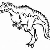 Carnotaurus Dinosaure Coloringhome Magique Aladar Dessins 123dessins Godzilla Tigre sketch template
