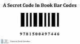 Code Book Secret Barcodes sketch template