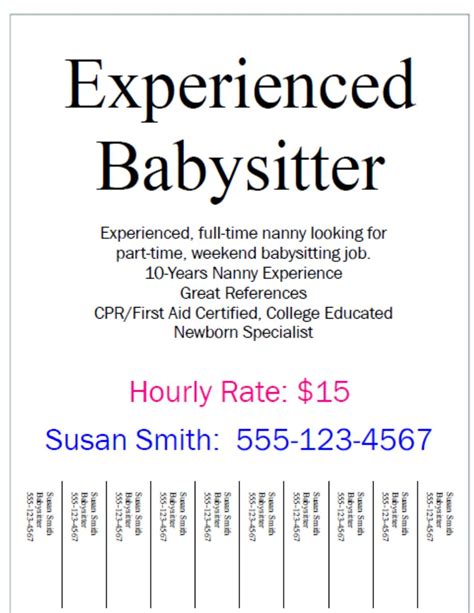 nanny finding  part time babysitting job
