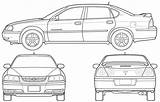 Impala Chevrolet Blueprints Car 2005 Sketch Blueprint Chevy Tahoe Drawing Sedan Auto Coloring Template Pages 3d Ford Model Drawings Bmw sketch template