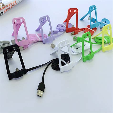 etmakit micro usb dock charger data cable holder stand  samsung lg huawei htc  mobile phone