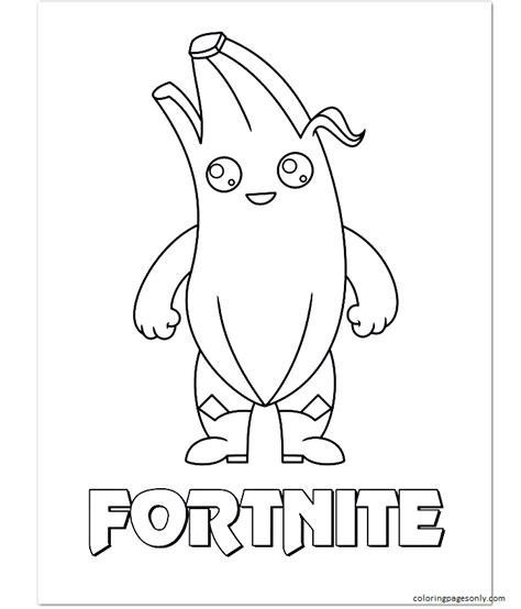 pin  fortnite coloring page  printable coloring pages