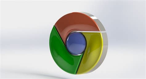 google chrome icon   model cgtrader