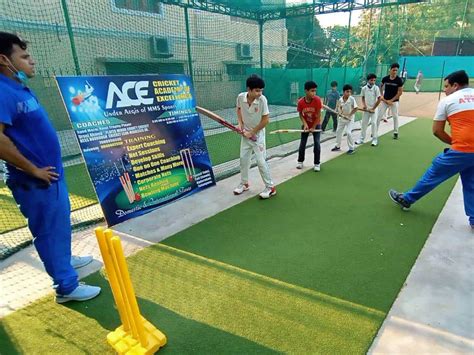 ace cricket academy  boys enter  emerge  talented cricketer