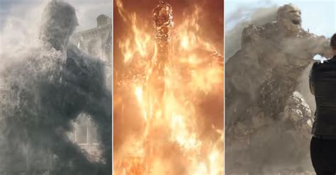 who are the elementals in spider man far from home popsugar entertainment