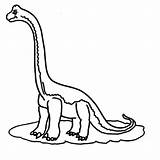 Brachiosaurus Coloring Dino Pages Printable Color Getcolorings Gif sketch template