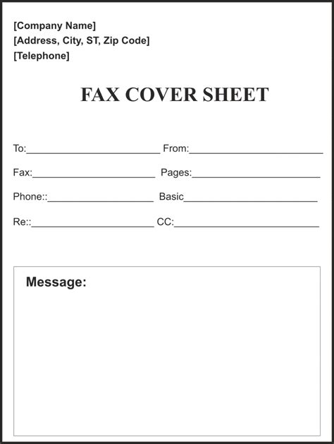 fax cover sheet template  word google docs faq