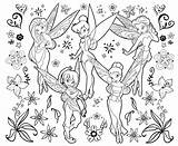 Coloring Pages Fairies Printable Tinkerbell Fairy Disney Kids Bestcoloringpagesforkids Characters sketch template