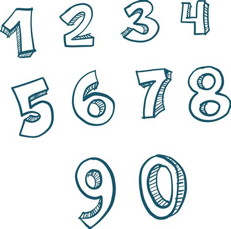numbers clipart vector pictures  cliparts pub