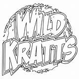 Kratts Wild Coloring Pages Color Logo Printable Getcolorings sketch template