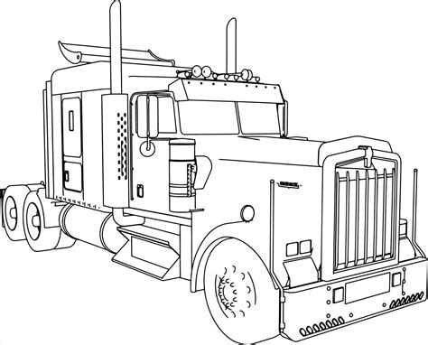 kenworth coloring pages  getcoloringscom  printable colorings