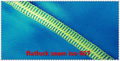 flatlock seam flatlock stitch iso