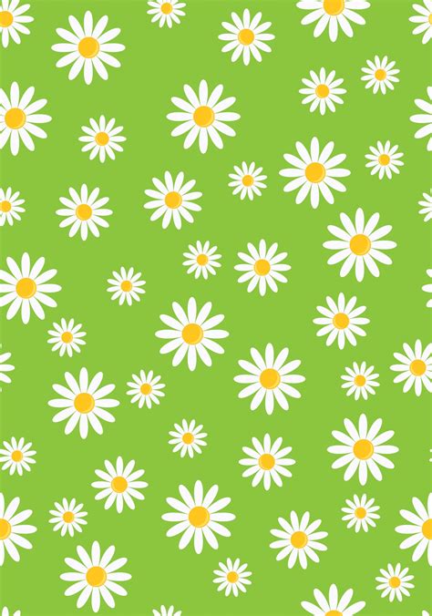 daisy flowers wallpaper pattern  stock photo public domain pictures