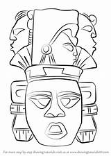 Mayan Indian Drawingtutorials101 sketch template