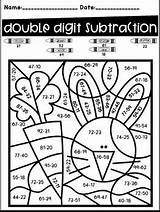 Digit Addition Regrouping Subtraction Doubles 2nd 4th Teacherspayteachers sketch template