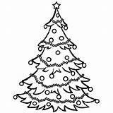 Christmas Tree Drawing Coloring Trees Line Drawings Night Pages Clipart Simple Holy Xmas Glow Ornament Fun Merry Clipartmag Cute Sheets sketch template