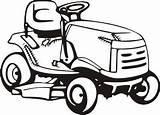 Lawn Mower Clipart Riding Clip Mowers John Deere Silhouette Zero Turn Drawing Mowing Cartoon Cliparts Tractor Care Pink Service Library sketch template