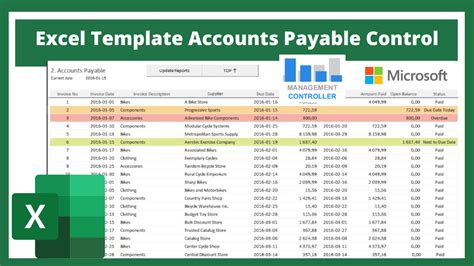 accounts payable forecast template excel