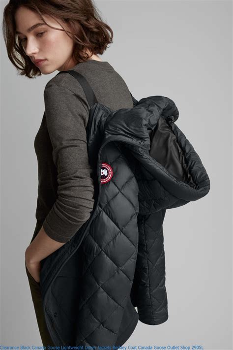 Clearance Black Canada Goose Lightweight Down Jackets