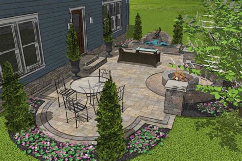 small patio designs  big impact romanstone hardscapes
