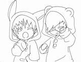 Anime Couple Coloring Pages Chibi Cute Old Sleeping Getcolorings Getdrawings Color Printable Colorings sketch template