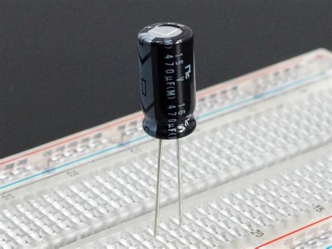 capacitor electrolytic uf   pack protosupplies