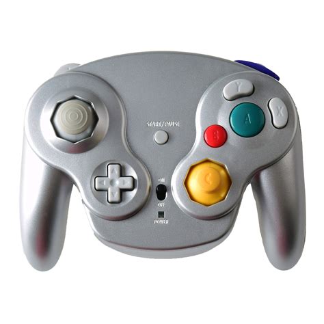 wireless controller  gamecube silver shophappily