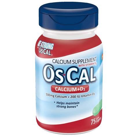 os cal calcium d3 500 mg calcium supplement with 200 iu vitamin d3 to
