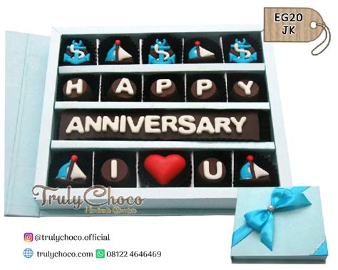Kado Anniversary Untuk Suami Trulychoco Handmade Chocolate