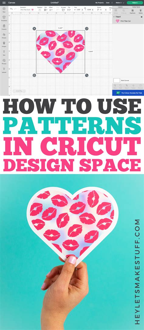 pattern fill patterns  cricut design space