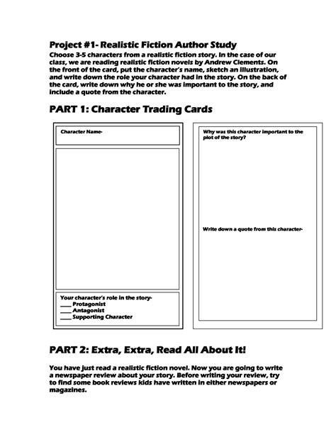 character report card template  professional template