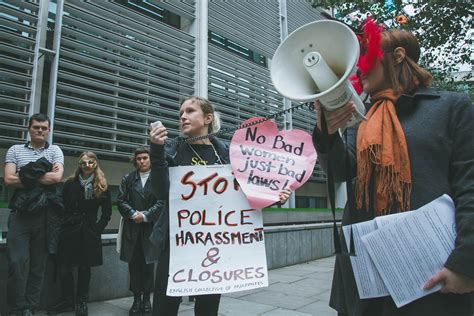 we don t need saving london sex workers demand an end to racist police