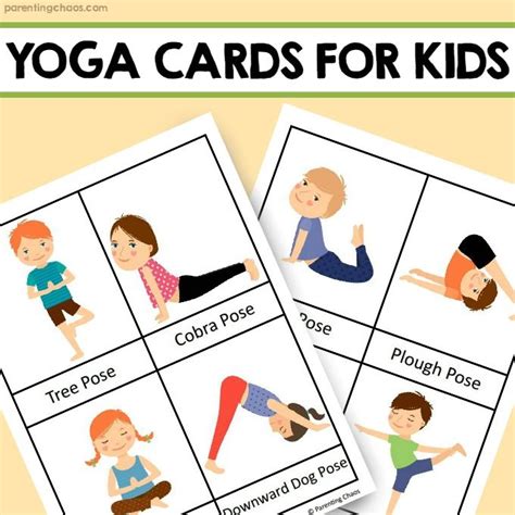 printable yoga flash cards printable templates