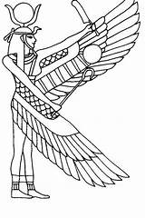 Coloring Pages Ancient Egyptian Symbols Azcoloring Egypt sketch template