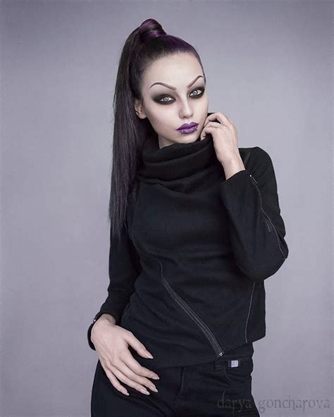 model darya goncharova shirt sammydress welcome to gothic and