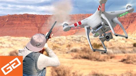 shooting dji drones  shotguns youtube