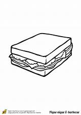 Colorier Pique Nique Sandwiches Coloriages Tableau Hugolescargot Gourmands Maternelle Partager Choisir sketch template