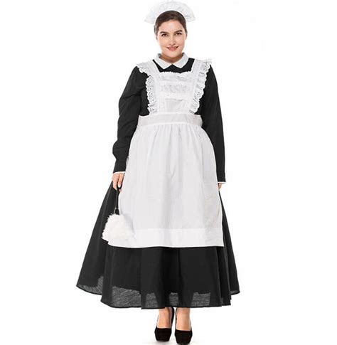 halloween party clothing french sexy maid costume dress maid dress