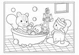 Coloring Critters Pages Calico Preschooler Sylvanian Paints Rudolph Reindeer sketch template