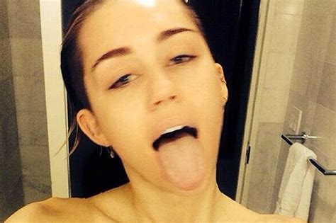 miley cyrus takes steamy selfie in the shower with her