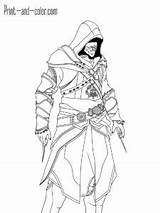 Creed Assassin Coloring Pages Color Print Printable Drawing Ezio Drawings Auditore Firenze Da Brotherhood Snake Gi Joe Eyes sketch template