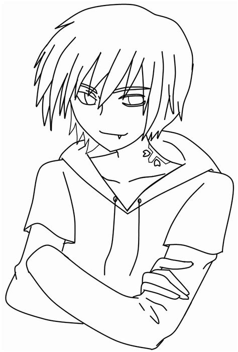 anime boy coloring pages printable amanda gregorys coloring pages