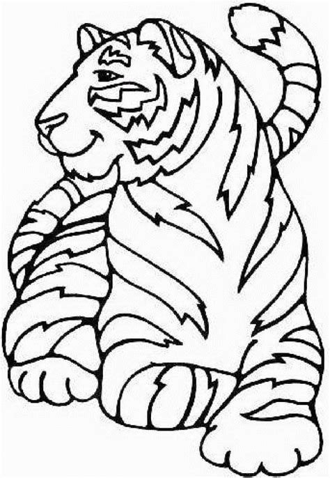 cute baby tiger coloring pages coloring home