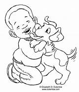 Coloring Pages Boy African American Kids Little Drawing Baby Printable Pdf Boys Color Print sketch template