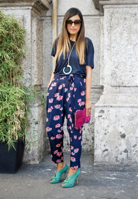 fashion trend floral pants for women 2021