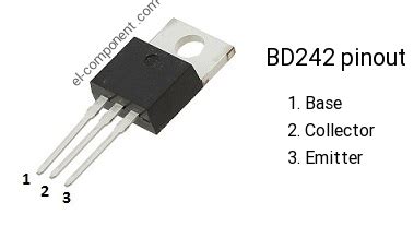 bd pnp transistor complementary npn replacement pinout pin configuration substitute
