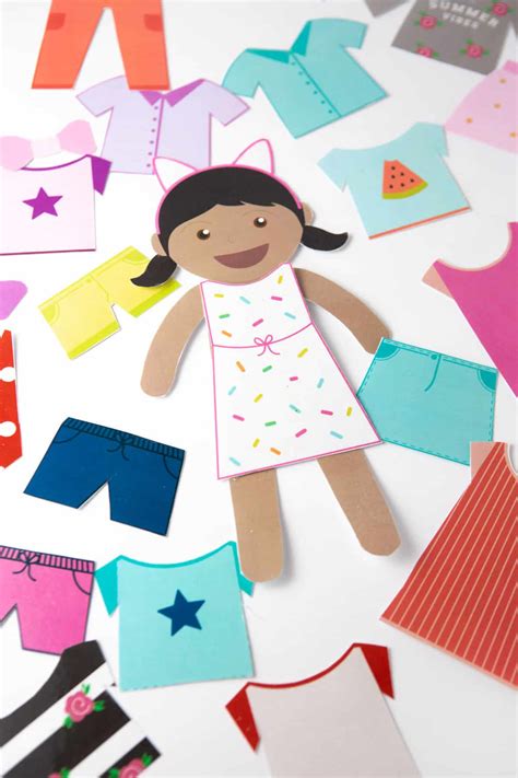 printable paper dolls clothes  accessories design eat repeat