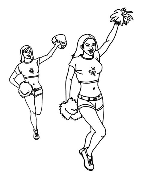 betty  veronica cheerleader coloring pages  place  color