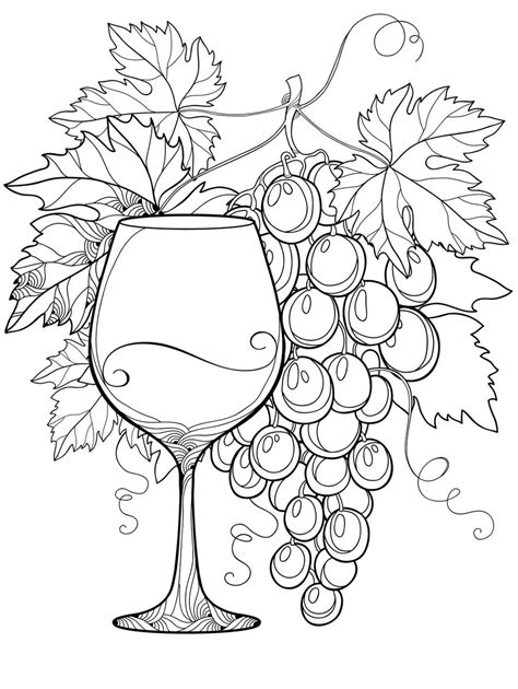 alcohol coloring pages coloring pages