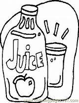 Juice Coloring Getcolorings Color sketch template